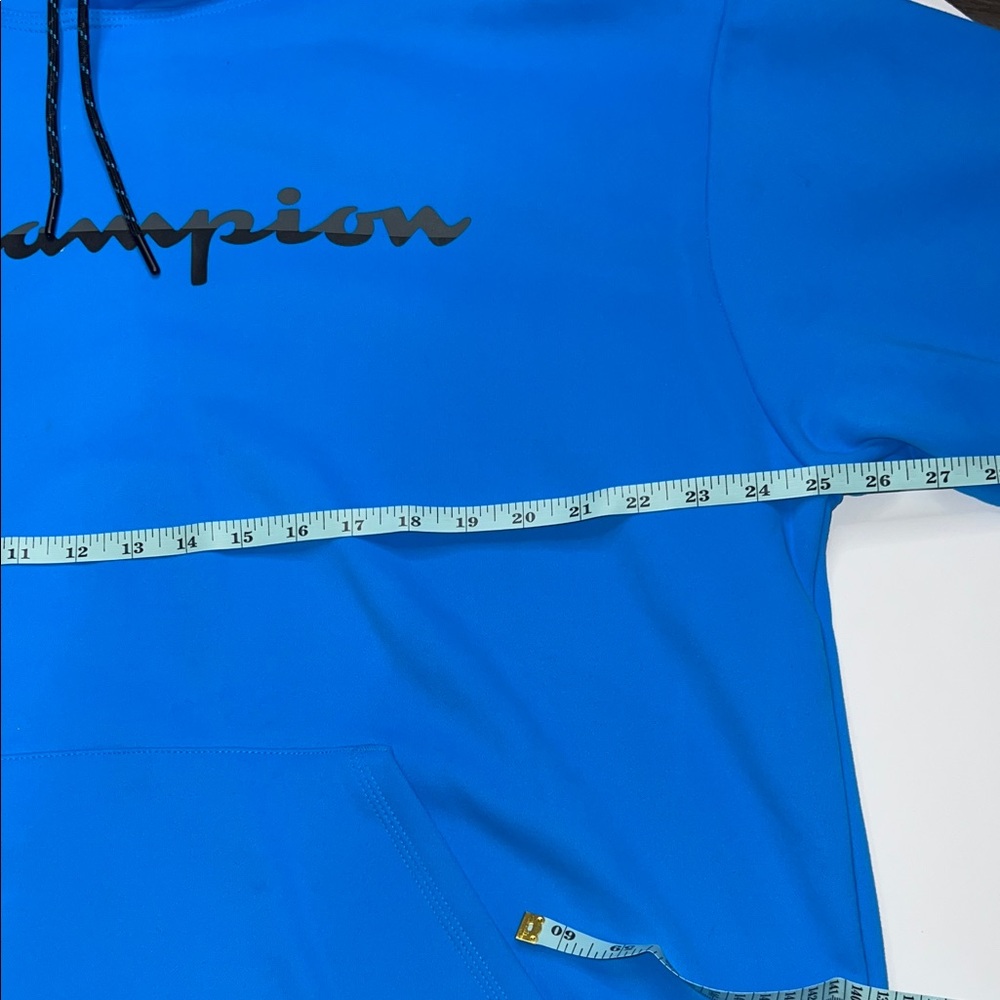 Men's Champion Bright Blue Hoodie XL - Picture 5 of 8